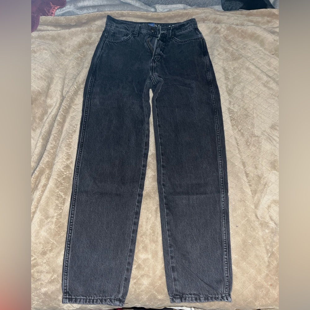 Arizona black highwaisted mom jeans size 3